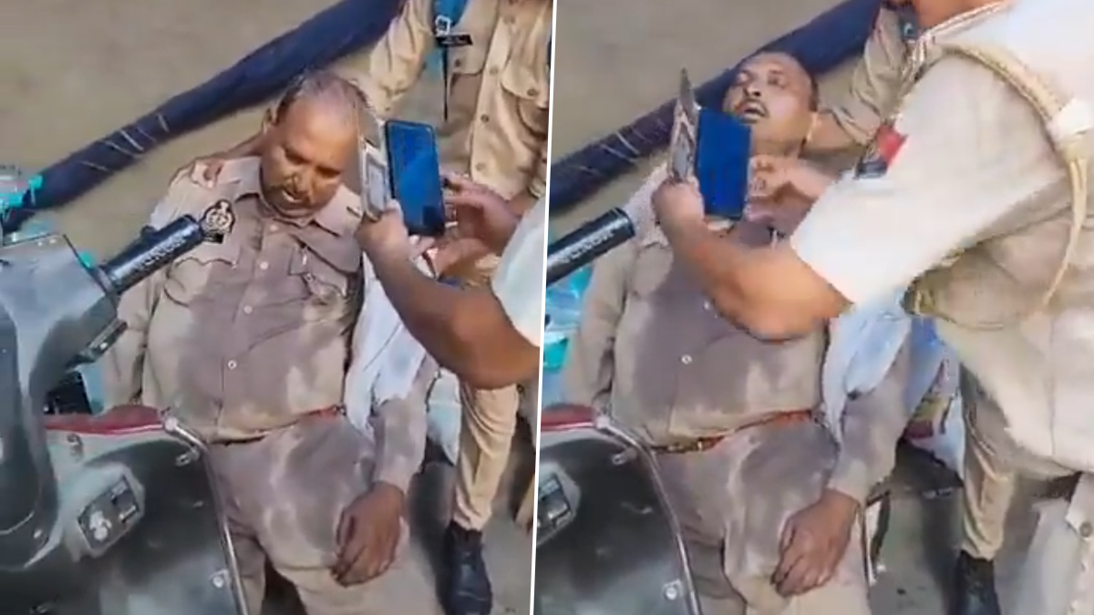 Constable Dies of Heat Stroke: వీళ్లు మనుషులేనా, కానిస్టేబుల్ ప్రాణం పోతుంటే మొబైల్లో వీడియో తీస్తూ చోద్యం చూసిన ఇన్‌స్పెక్టర్, వీడియో ఇదిగో..